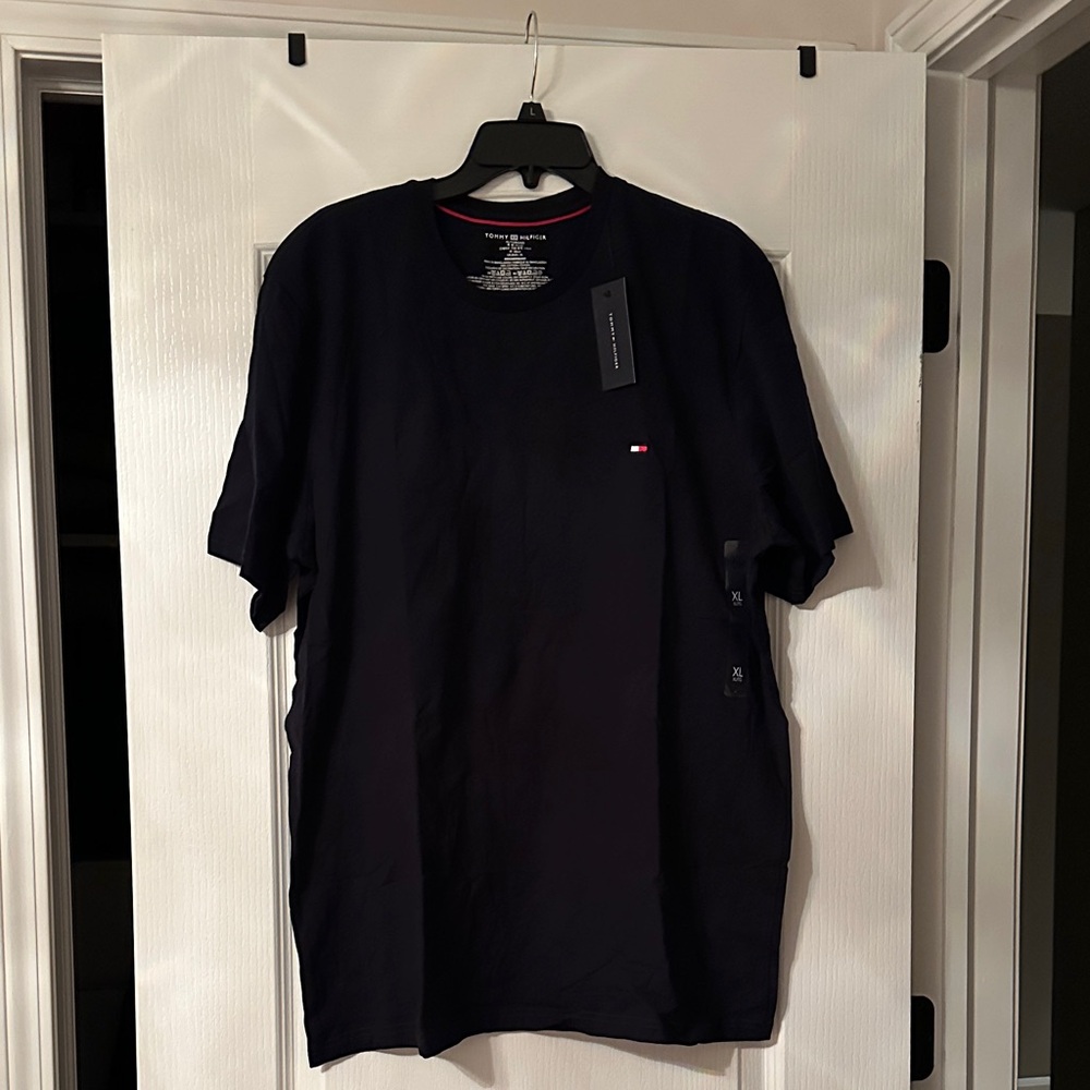 Tommy Hilfiger Men’s Short Sleeve Crew T-Shirt - Navy